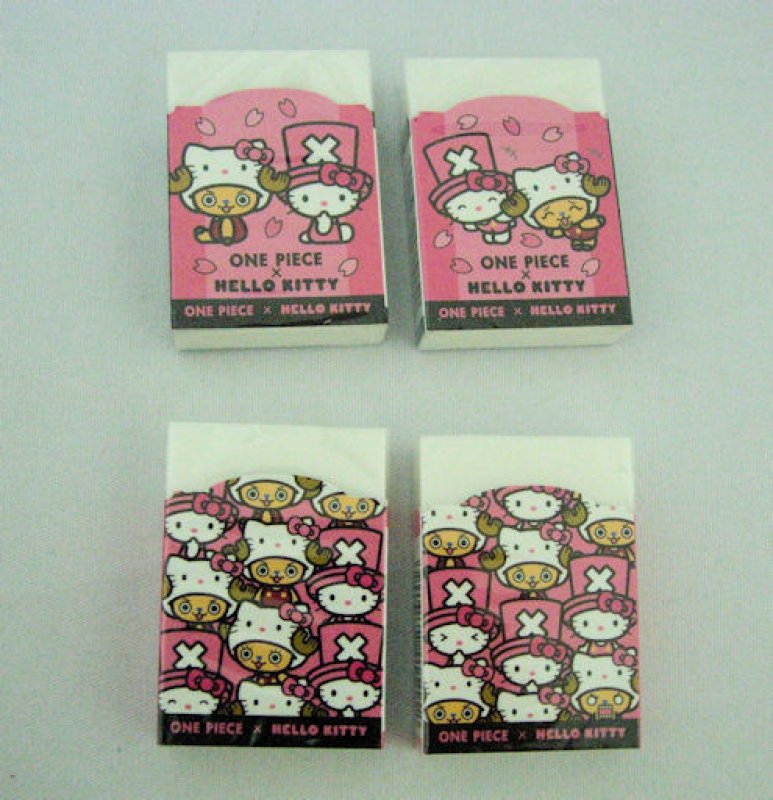 画像1: 111130 ONE PIECE×HELLO KITTY 消しゴム《ゆうパケットOK》 (1)