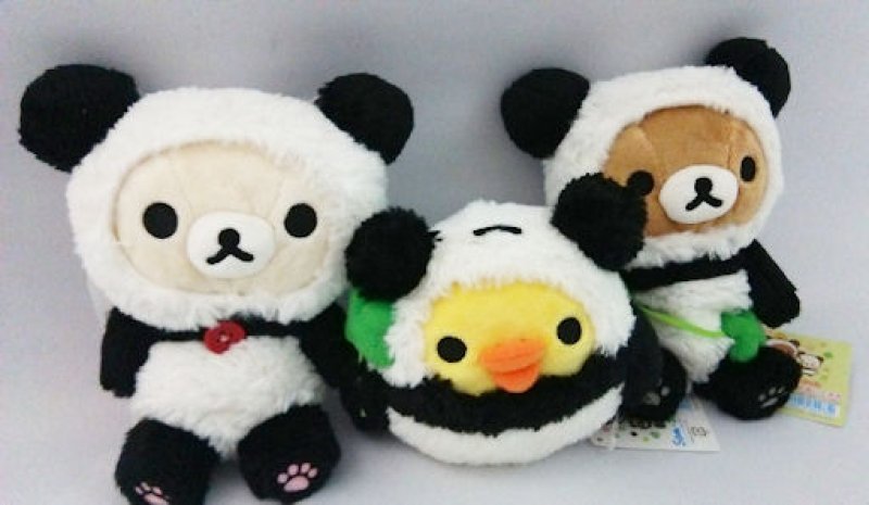 150712 リラックマ パンダでごろんシリーズ あつめてぬいぐるみ