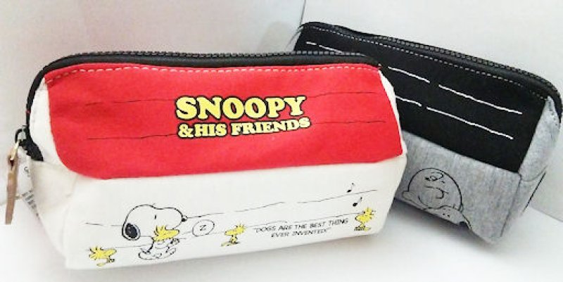 画像1: 160424 SNOOPY バス&家型シリーズ 家型ペンポーチ《ゆうパケットNG》 (1)
