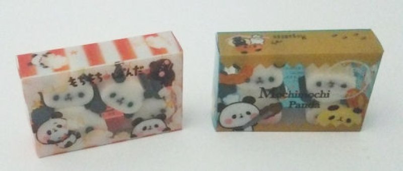 画像1: 160911 もちもち?ぱんだ 大好きパンシリーズ ケース入り消しゴム《ゆうパケットOK》 (1)