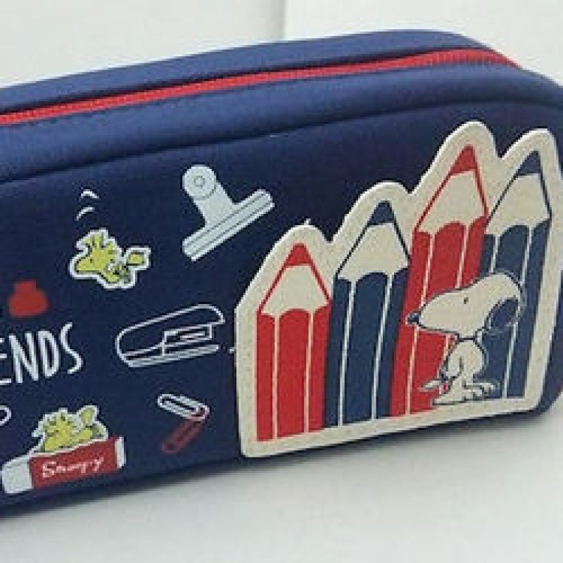 画像1: 170219 SNOOPY 鉛筆型ステーショナリーシリーズ ペンケース《ゆうパケットNG》 (1)