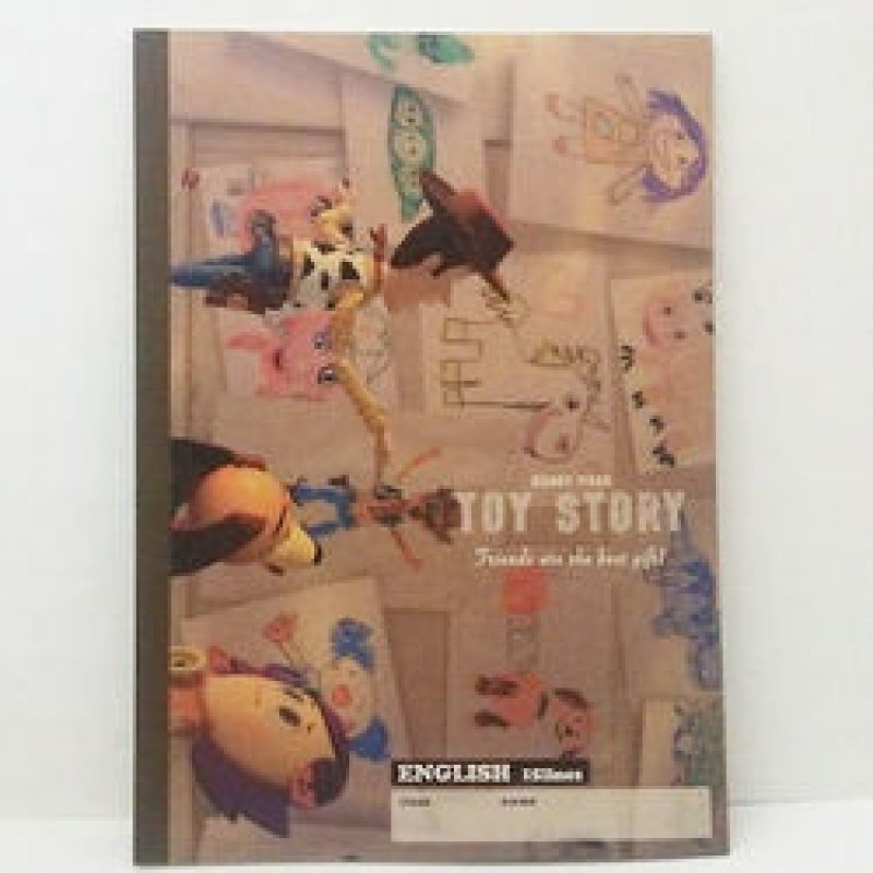 画像1: 170409 TOY STORY フィルム柄 15行英習帳《ゆうパケットOK》 (1)