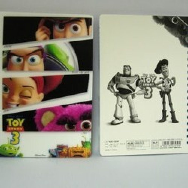 画像1: sale! 100622 TOYSTORY3 3Dレンチキュラー仕様B6リングノート《ゆうパケットOK》 (1)