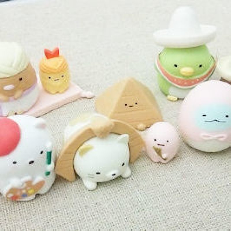 画像1: 171029 ＳＡＬＥ！！！けしゴムいっぱい すみっコぐらしたびきぶん《ゆうパケットNG》 (1)