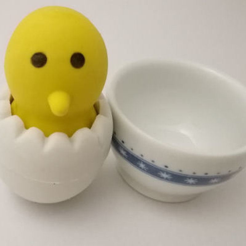 画像1: 180325 代理購入 フライングタイガー イースター ひよこ消しゴム《ゆうパケットNG》 (1)
