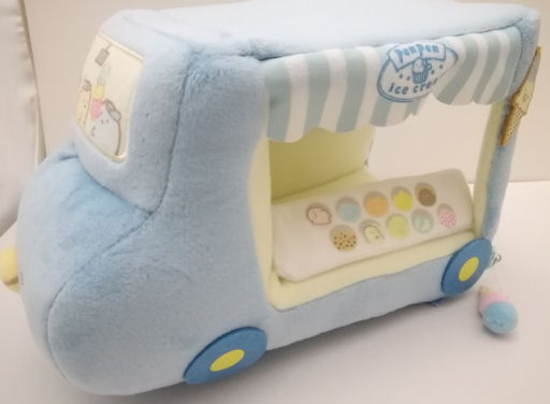 画像1: 180430 すみっコぐらし ぺんぎんアイスクリーム　シーンぬいぐるみ《ゆうパケットNG》 (1)