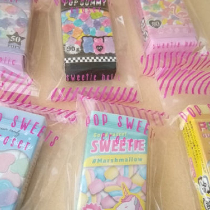画像1: 180722 スイーティホリック ステーショナリーシリーズ CANDY風消しゴム《ゆうパケットOK》 (1)