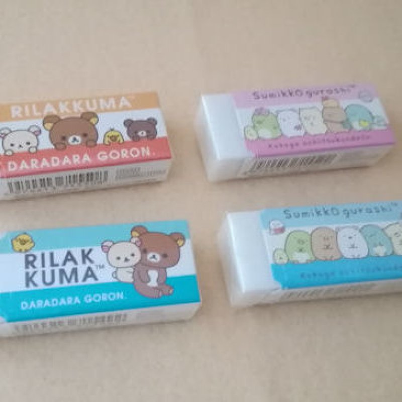画像1: 180722 MONO消しゴムミニ×リラックマ&すみっコぐらし《ゆうパケットOK》 (1)
