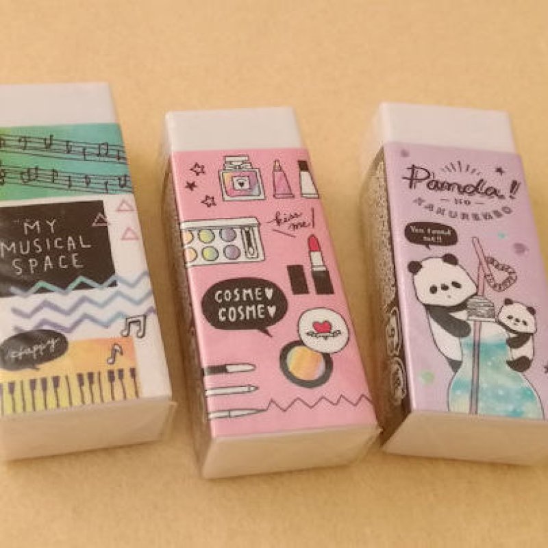 画像1: 181125 いちごの香り付 ミニサイズ消しゴム《ゆうパケットOK》 (1)
