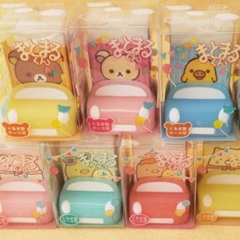 画像1: 190224 くるま型 スタンドケース付まとまるくん《ゆうパケットNG》 (1)
