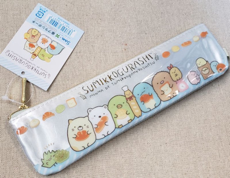 画像1: 190818　すみっコぐらし“すみっコパンきょうしつ”シリーズ　歯ブラシポーチ＜ゆうパケットＯＫ＞ (1)