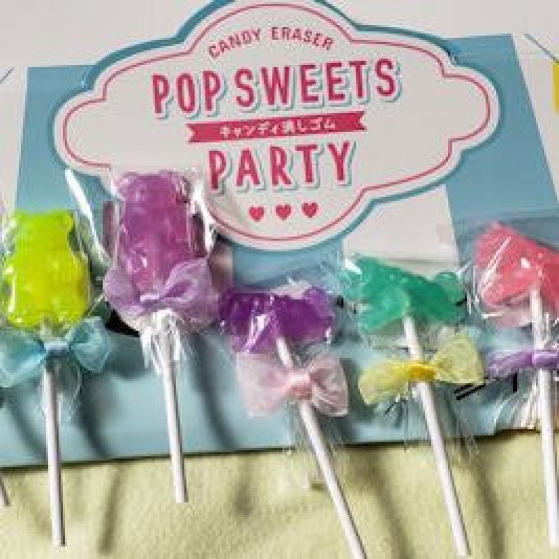 画像1: 191027 POP SWEETS PARTY キャンディ消しゴム《ゆうパケットOK》 (1)