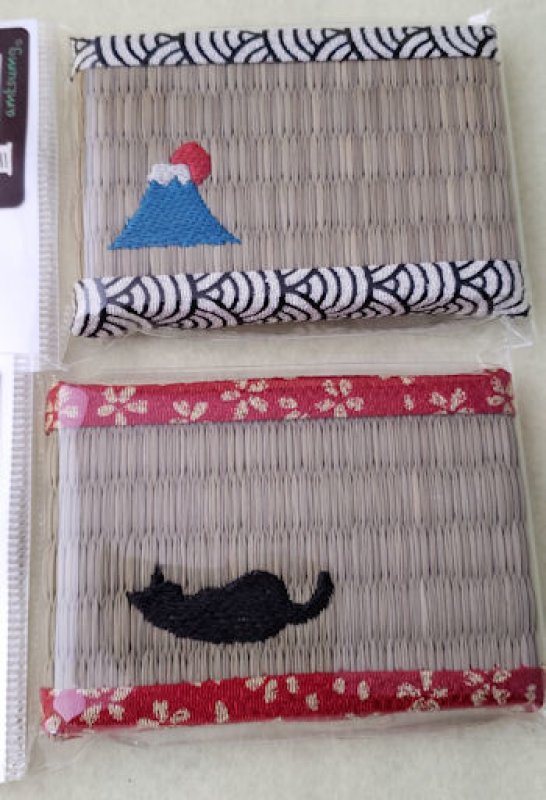 画像1: 200227　刺繡入り　畳マグネット＜ゆうパケットOK> (1)