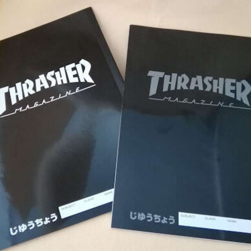 画像1: 180916 THRASHERスラッシャーステーショナリーシリーズ じゆうちょう《ゆうパケットOK》 (1)