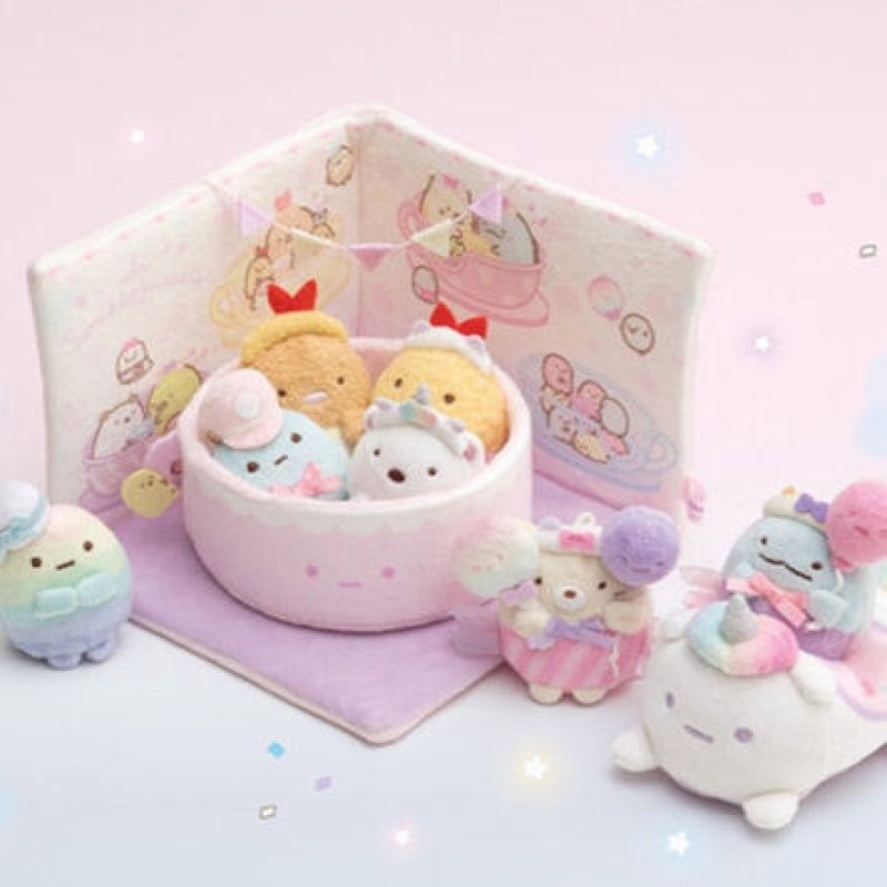 200810 すみっコぐらし “たぴおかパーク”テーマ ぬいぐるみgoods