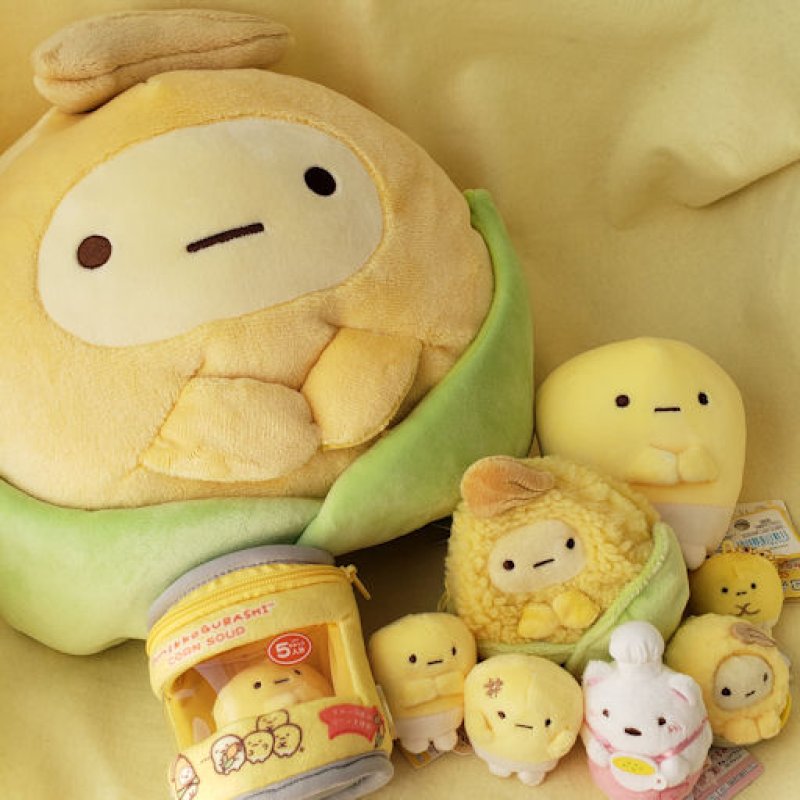 画像1: 201210　すみっコぐらし　しろくまのぽかぽかコーンスープシリーズ　ぬいぐるみｇｏｏｄｓ＜ゆうパケットＮＧ＞ (1)