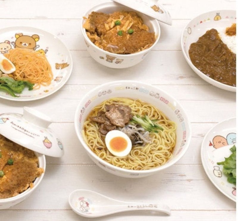 画像1: 201212　すみっコぐらし＆リラックマ食器＜発送は宅配便のみ＞ (1)