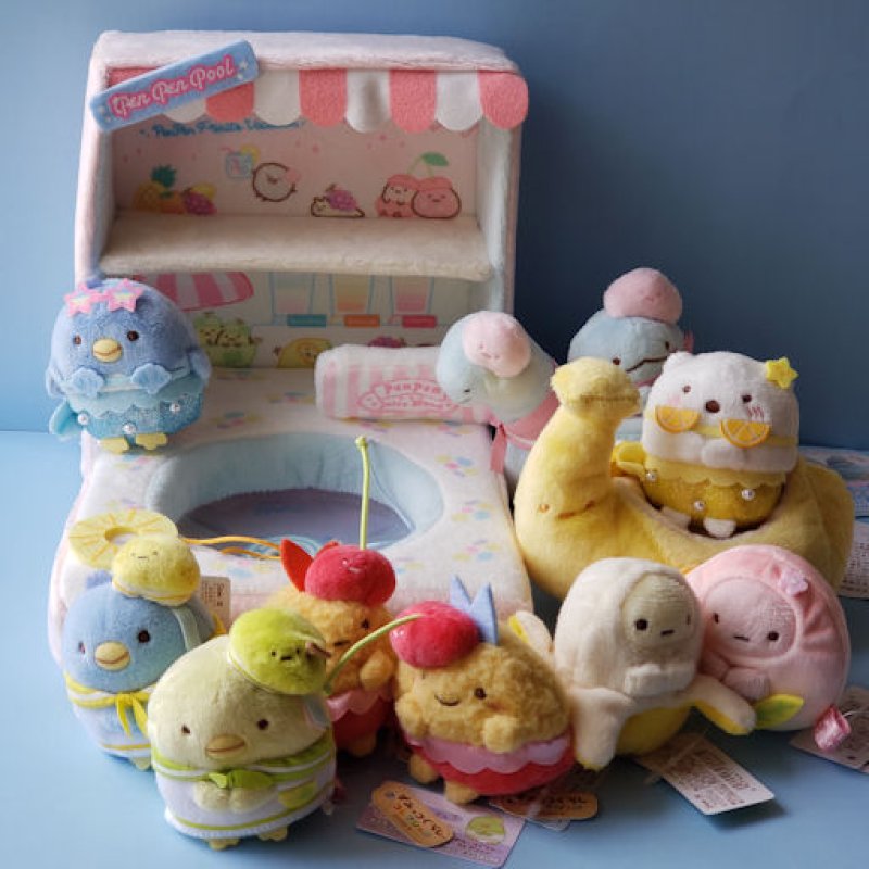 すみっコぐらし てのりぬいぐるみ ぺんぺんフルーツバケーション　３点セット Amazon.co.jp: MF10701 すみっコぐらしコレクション 『ぺんぺん