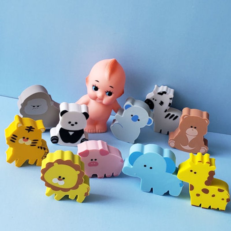 画像4: 211219 うみのなかま&どうぶつえんのなかま&恐竜ワールド&うみのいきもの オールスター 消しゴムセット《ゆうパケットOK》 (4)