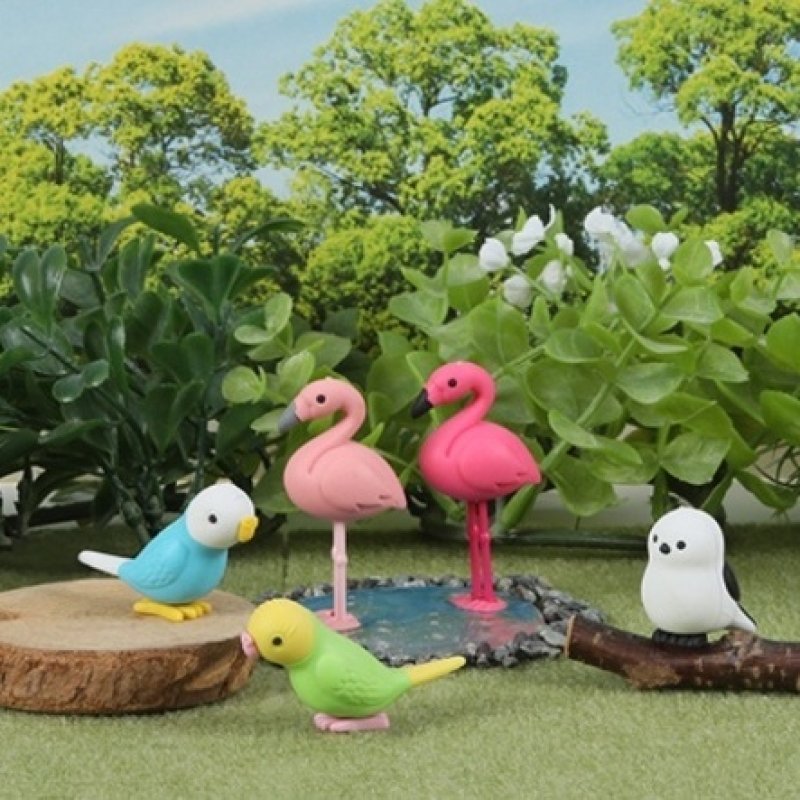 画像1: 211219 鳥消しゴム《ゆうパケットNG》 (1)