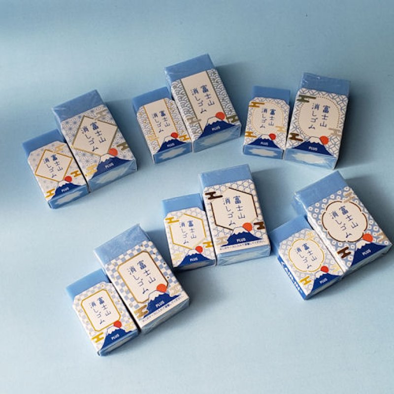 191225 エアイン富士山消しゴム 定番化 青富士《ゆうパケットOK