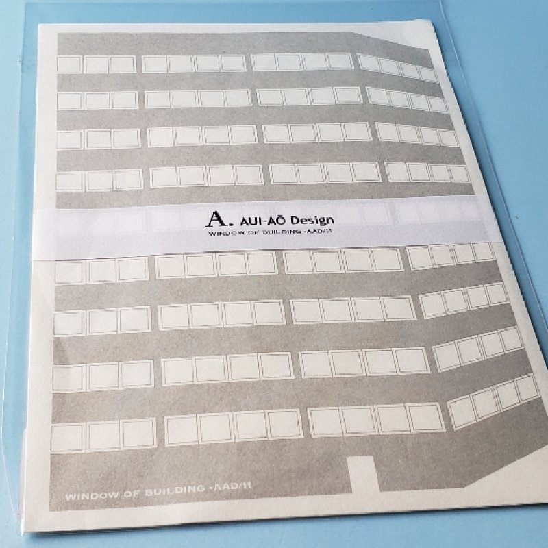 画像1: 221204　AUI-AO Design 　WINDOW OF BUILDINGレターセット＜ゆうパケットOK> (1)