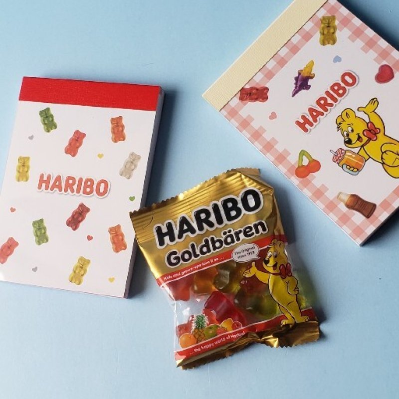 画像1: 230424 HARIBOアイテムコレクション ミニメモ《ゆうパケットOK》 (1)