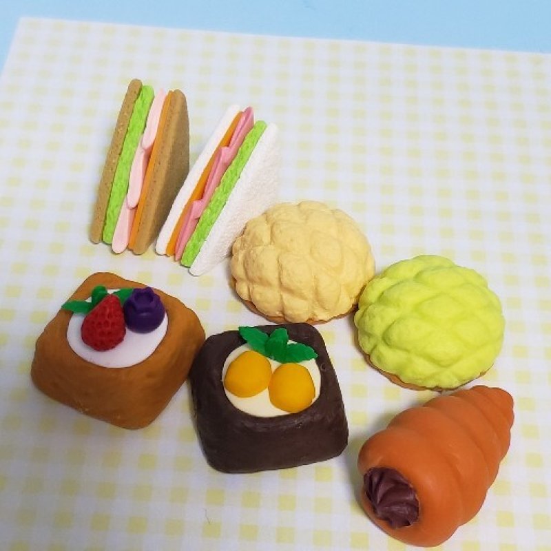 画像1: 230630 ベーカリー消しゴム《ゆうパケットOK》 (1)