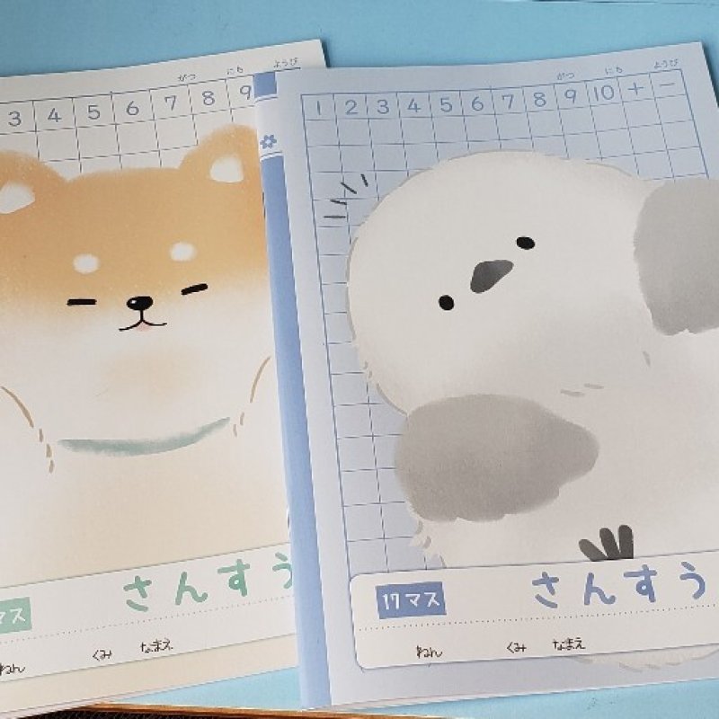 画像1: 230714　かわいい　算数ノート＜ゆうパケットOK> (1)