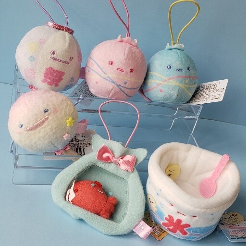 画像1: 230720　すみっコぐらしコレクション　すみっコ縁日　ぬいぐるみgoods＜ゆうパケットNG> (1)