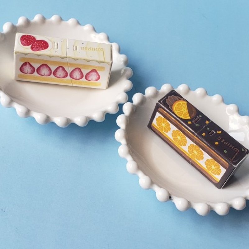 画像1: 230726　紙ケース入り修正テープ　ホワイパー　限定ケーキ柄＜ゆうパケットOK> (1)