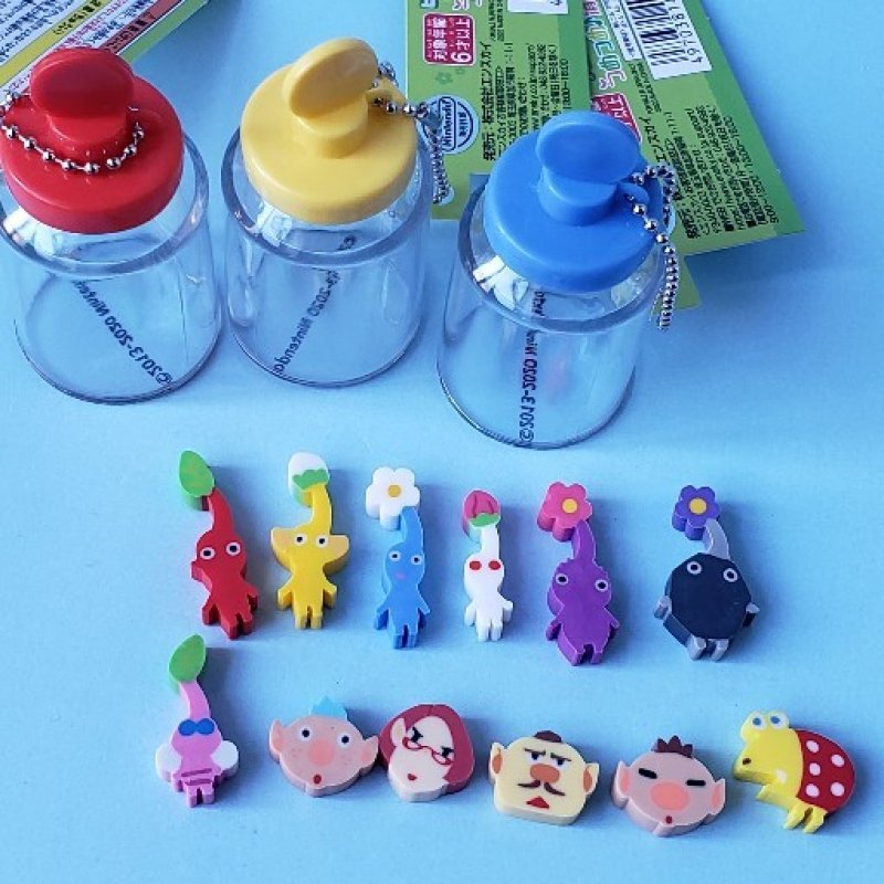 画像1: 231231 ピクミン3 デラックスつめつめ消しゴム《ゆうパケットNG》 (1)