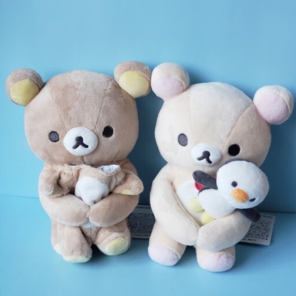 画像1: 241027　リラックマ　BASIC RILAKKUMA FavoriteThingsシリーズ　すきなものといっしょぬいぐるみ＜発送は宅配便のみ＞ (1)