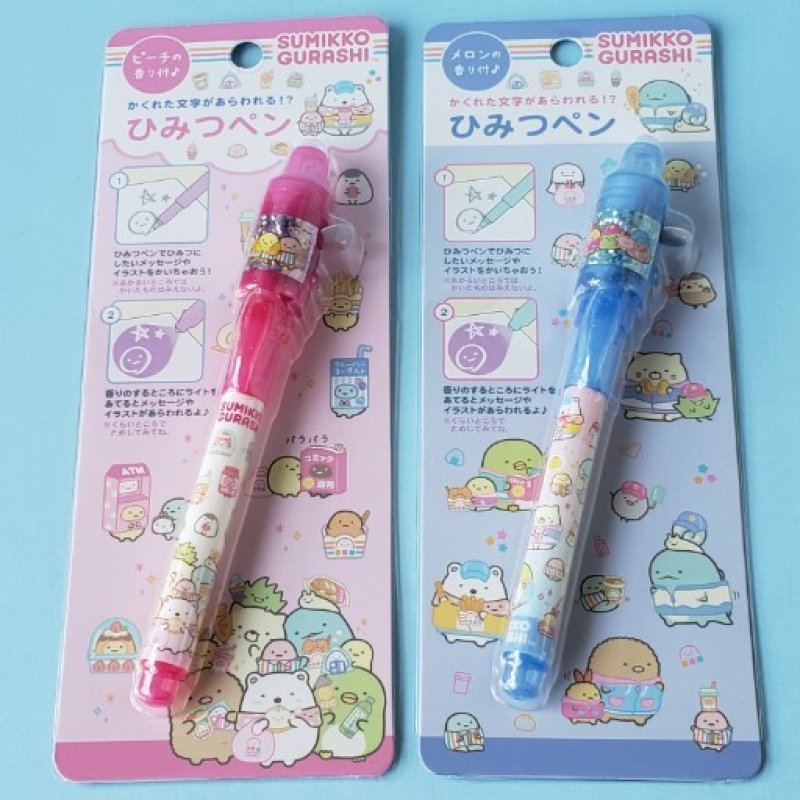 画像1: 241113 すみっコぐらし わくわくたぴおかコンビニシリーズ 香り付き ひみつペン《ゆうパケットOK》 (1)