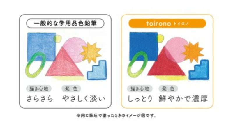 画像2: 250108 軽い力で発色よく描ける色鉛筆 toirono(トイロノ)《24色セットはゆうパケットNG》 (2)