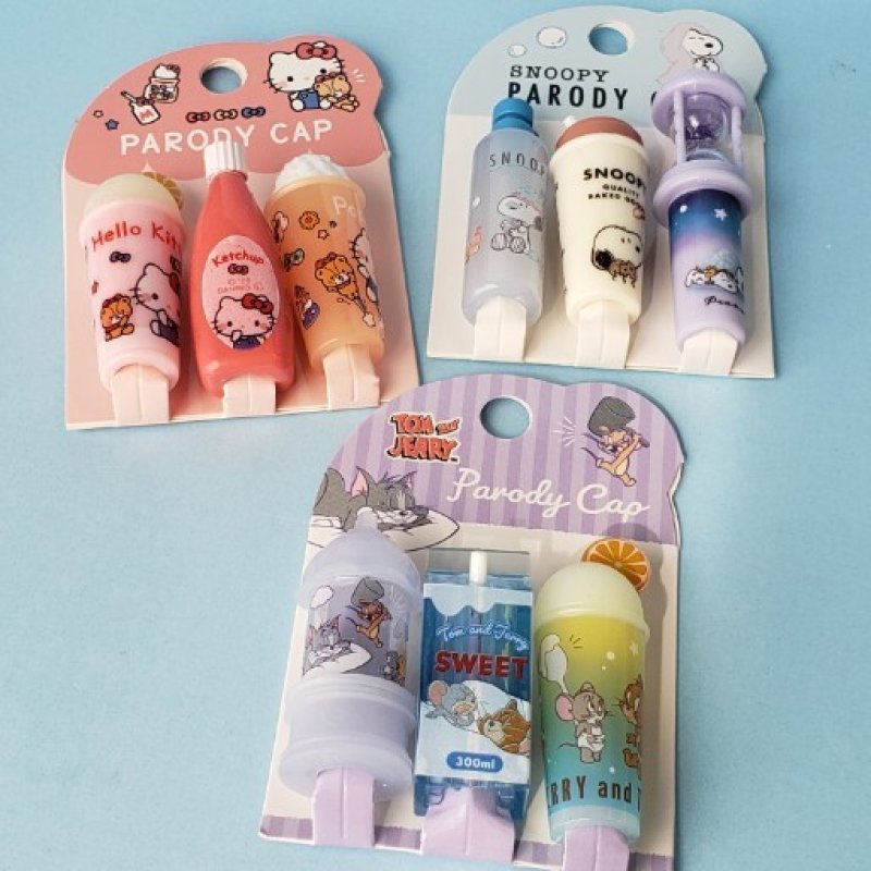 画像1: 250414 キャラクター パロディ鉛筆キャップ《ゆうパケットOK》 (1)