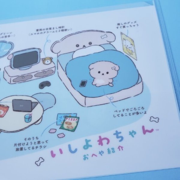 画像1: 250712　いしよわちゃん　A4サイズクリアホルダー＜ゆうパケットOK> (1)