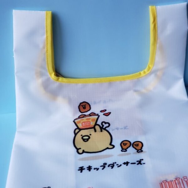 画像1: 250712　チキップダンサーズ　あげものはつみじゃない　「からあげLOVE」シリーズ　ショッピングバッグ＜ゆうパケットOK> (1)