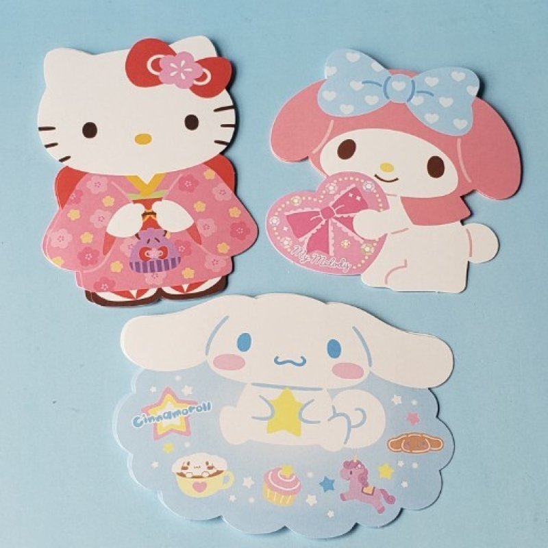 画像1: 251110　サンリオキャラクター　ダイカットぽち袋＜ゆうパケットOK> (1)