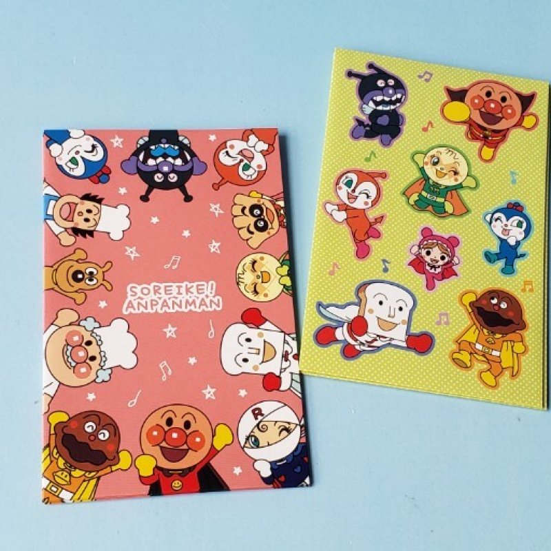 画像1: 251110  それいけ！アンパンマン2025　わくわく柄　レギュラーポチ袋＜ゆうパケットOK> (1)