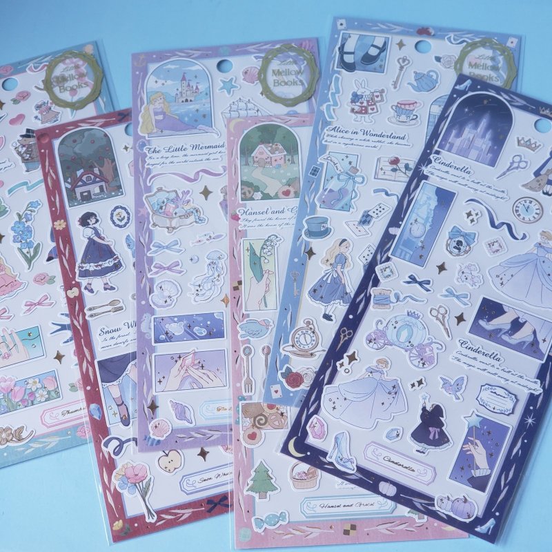 画像1: 251116 リトルメロウ ブックステッカー＜ゆうパケットOK> (1)