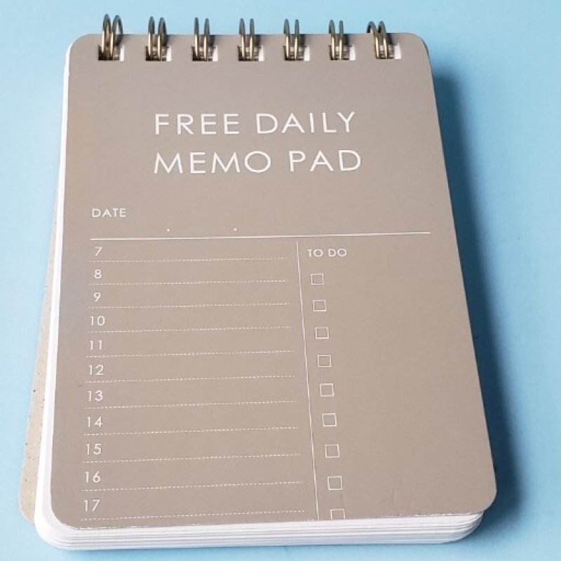 画像1: 251204　A7ツインリング　フリーデイリーメモ＜ゆうパケットOK> (1)