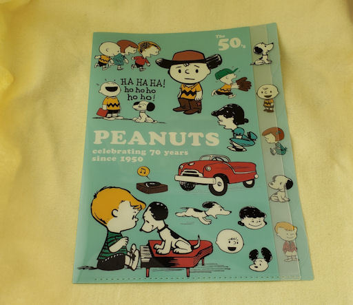 Peanuts70周年記念コレクション 5ポケットダイカットクリアファイル ゆうパケットok たんたん